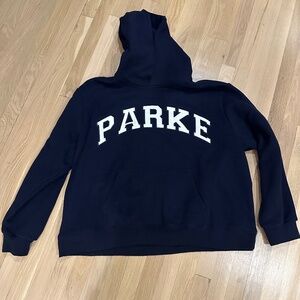 Brand New PARKE Official Hoodie navy  XXL